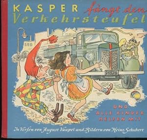 Kasper fängt den Verkehrsteufel und alle Kinder helfen mit.