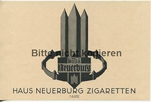 Seller image for Werbeanzeige: Haus Neuerburg Zigaretten, Kln - 1924. Grafik: H. R. Erdt. for sale by Antiquariat Ralf Rindle