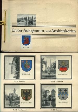 Bild des Verkufers fr Union-Autogramm- und Ansichtskarten. Sammelbildalbum - komplett mit 120 Bildern. zum Verkauf von Antiquariat Ralf Rindle