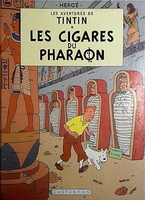Image du vendeur pour Les aventures de Tintin : Les cigares du pharaon. Vers 1977. mis en vente par Librairie Et Ctera (et caetera) - Sophie Rosire