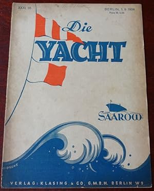 Bild des Verkufers fr Die Yacht. Vereinigt mit Motorschiff und Motorboot. Heft 35 - 1934. zum Verkauf von Antiquariat Ralf Rindle