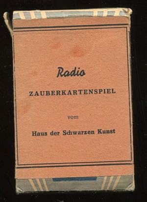 Radio-Tempo. Zauberkartenspiel vom Haus der Schwarzen Kunst.