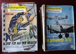 Soldatengeschichten und Fliegergeschichten. 37 verschiedene Hefte - Nr. 131 - 202.