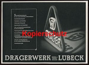 Immagine del venditore per Werbeanzeige: Drgerwerk: Sauerstoffgerte - 1941. venduto da Antiquariat Ralf Rindle