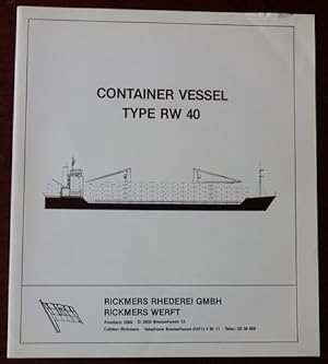 Rickmers: Type RW 40 Container Vessel.