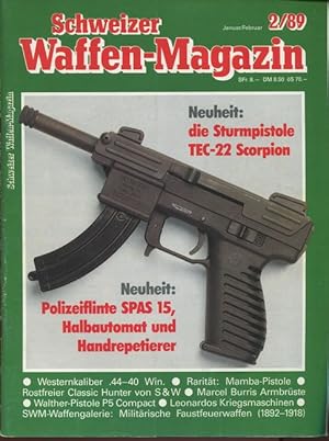 Schweizer Waffen-Magazin. Januar / Februar 1989.