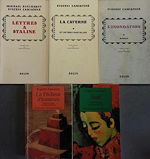 Lot de 5 livres. Le Pêcheur d'hommes et Seul (Rivages poche). 1989-1990.