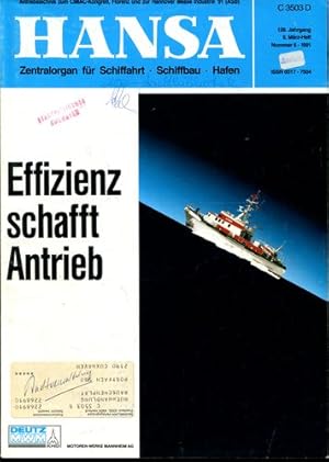 Hansa. Zentralorgan für Schiffahrt - Schiffbau - Hafen. Nr. 6. 1991.