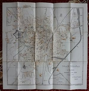 Bild des Verkufers fr Verkehrsplan der Stadt Mnster in Westfalen. Bestand Ende 1925. Mastab 1 : 100 000. zum Verkauf von Antiquariat Ralf Rindle