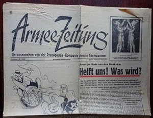 Armee-Zeitung. Herausgegeben von der Propaganda-Kompanie unserer Panzerarmee. Erste Februar Ausga...