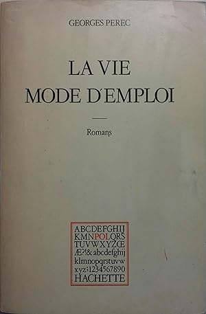 Image du vendeur pour La vie mode d'emploi. Romans. mis en vente par Librairie Et Ctera (et caetera) - Sophie Rosire