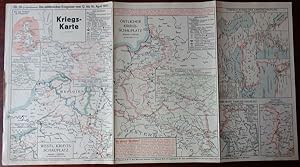 Kriegskarte Nr. 29: Die militärischen Ereignisse vom 12. bis 19. April 1915. Mit Karten: Westlich...
