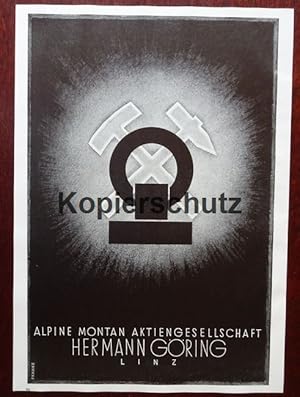 Bild des Verkufers fr Werbeanzeige: Alpine Montan Aktiengesellschaft Hermann Gring - 1941. zum Verkauf von Antiquariat Ralf Rindle