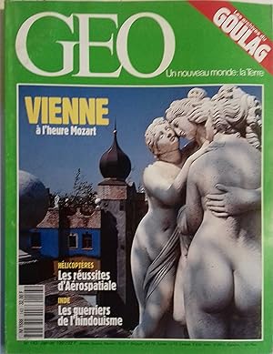 Géo N° 143. Vienne à l'heure Mozart, Guerriers de l'hindouisme, Archives du Goulag Janvier 1991.