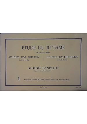 Image du vendeur pour Etude du rythme en cinq cahiers. Cahier 1 seul. Vers 1990. mis en vente par Librairie Et Ctera (et caetera) - Sophie Rosire