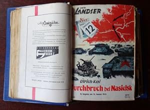 Der Landser. Kleinband. Heft 61, 62, 63, 64, 66, 67, 68, 70, 71, 72 im Sammelordner.