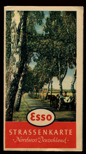 Esso Strassenkarte Nordwest-Deutschland. Maßstab 1 : 500 000.
