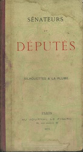 Sénateurs et députés. Silhouettes à la plume.