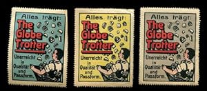 Imagen del vendedor de 3 Reklamemarken: Alles trgt: The Globe Trotter. a la venta por Antiquariat Ralf Rindle