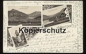 Bild des Verkufers fr Postkarte: Gruss aus Altaussee. zum Verkauf von Antiquariat Ralf Rindle
