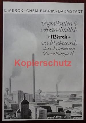 Seller image for Werbeanzeige: Chemikalien und Arzneimittel "Merck" weltbekannt durch Reinheit und Zuverlssigkeit - 1941. for sale by Antiquariat Ralf Rindle