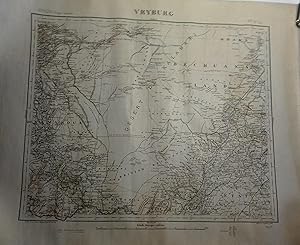 Feuille N° 54 de la carte de l'Afrique (Région australe) : Vryburg. (Région du Kakahari). Révisée...