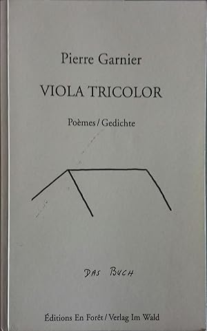 Image du vendeur pour Viola Tricolor. Pomes/Gedichte. Bilingue franais-allemand. mis en vente par Librairie Et Ctera (et caetera) - Sophie Rosire