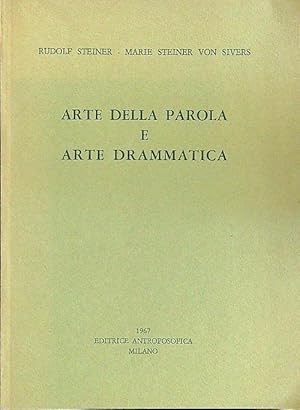 Bild des Verkufers fr Arte della parola e arte drammatica zum Verkauf von Librodifaccia