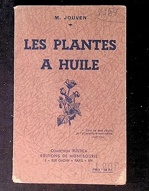 Image du vendeur pour Les plantes  l'huile mis en vente par LibrairieLaLettre2