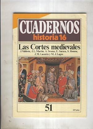 Seller image for Cuadernos Historia 16 numero 051:Las cortes medievales for sale by El Boletin