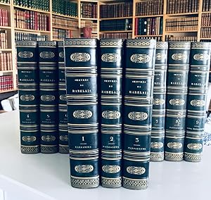 OEUVRES DE RABELAIS (9 volumes, complet). Édition Variorum, augmentée de pièces inédites, des « S...