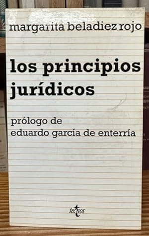 Imagen del vendedor de LOS PRINCIPIOS JURIDICOS. Prlogo de Eduardo Garca de Enterra a la venta por Fbula Libros (Librera Jimnez-Bravo)