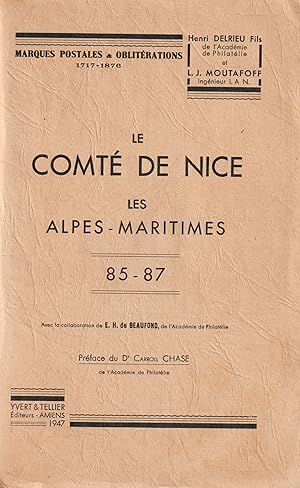 Imagen del vendedor de Marques postales et oblitrations du Comt de Nice, 57 bureaux a la venta por Librairie du Bacchanal