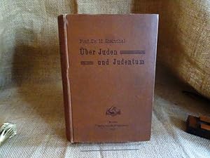 Bild des Verkufers fr ber Juden und Judenthum. Vortrge und Aufstze. Herausgegeben von Gustav Karpeles. zum Verkauf von terrahe.oswald