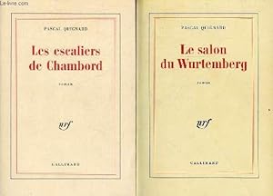 Image du vendeur pour Lot de 2 livres de Pascal Quignard : Le salon de Wurtemberg (1986) + Les escaliers de Chambord (1989) - roman. mis en vente par Le-Livre