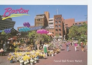 Bild des Verkufers fr Postal 031928 : Boston. Faneuil Hall Flower Market zum Verkauf von EL BOLETIN