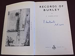 Records of Burley. Signed.