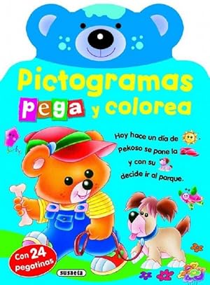 Image du vendeur pour Pictogramas - Pega y colorea conejito. Con 24 pegatinas. Edad: 3+. mis en vente par La Librera, Iberoamerikan. Buchhandlung