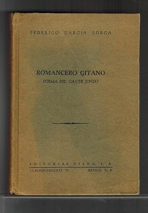 Bild des Verkufers fr Romancero gitano. Poema del cante jondo. zum Verkauf von La Librera, Iberoamerikan. Buchhandlung