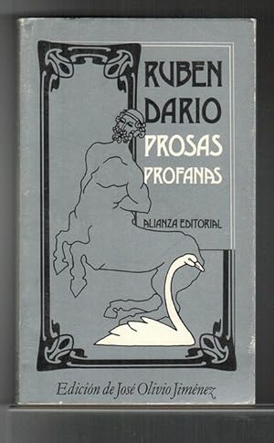 Imagen del vendedor de Prosas profanas. Edicin de Jos Olivio Jimnez. a la venta por La Librera, Iberoamerikan. Buchhandlung