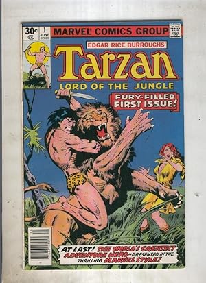 Image du vendeur pour TARZAN LORD OF THE JUNGLE Numero 01: Fury, filled first issue mis en vente par El Boletin