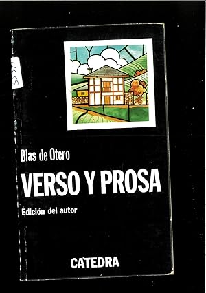 Immagine del venditore per Verso y prosa (Letras hispa?nicas) (Spanish Edition) venduto da Papel y Letras