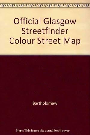 Seller image for Official Glasgow Streetfinder Colour Street Map for sale by WeBuyBooks