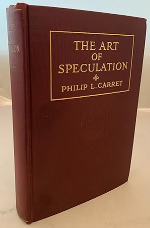 Imagen del vendedor de THE ART OF SPECULATION - FIRST EDITION - 1ST PRINTING a la venta por Lise Bohm Books