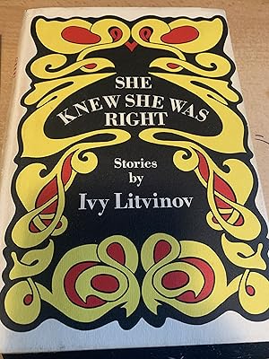 Bild des Verkufers fr She knew she was right zum Verkauf von Cotswold Rare Books