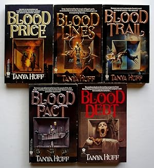 Seller image for Blood Series, 5 book set: Blood Price + Blood Trail + Blood Lines + Blood Pact + Blood Debt for sale by Silicon Valley Fine Books