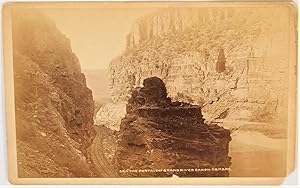 William Henry Jackson Albumen Photograph of Grand River Canon, Colorado, 1886