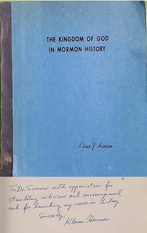 The theory and practice of the political Kingdom of God in Mormon history, 1829-1890