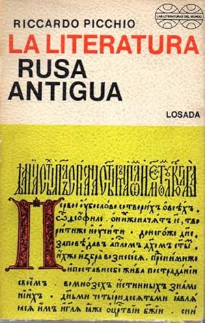 Seller image for LA LITERATURA RUSA ANTIGUA. for sale by Books Never Die