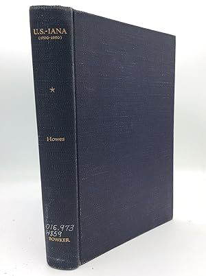 Seller image for U.S.-IANA (1700-1950): A Descriptive Check-List of 11,450 Printed Sources Relating to Those Parts of Continental North America Now Comprising the United States for sale by Kubik Fine Books Ltd., ABAA